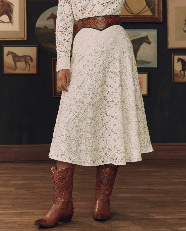 Stetson & THE GREAT. | The Relic Lace Saddle Skirt Cream