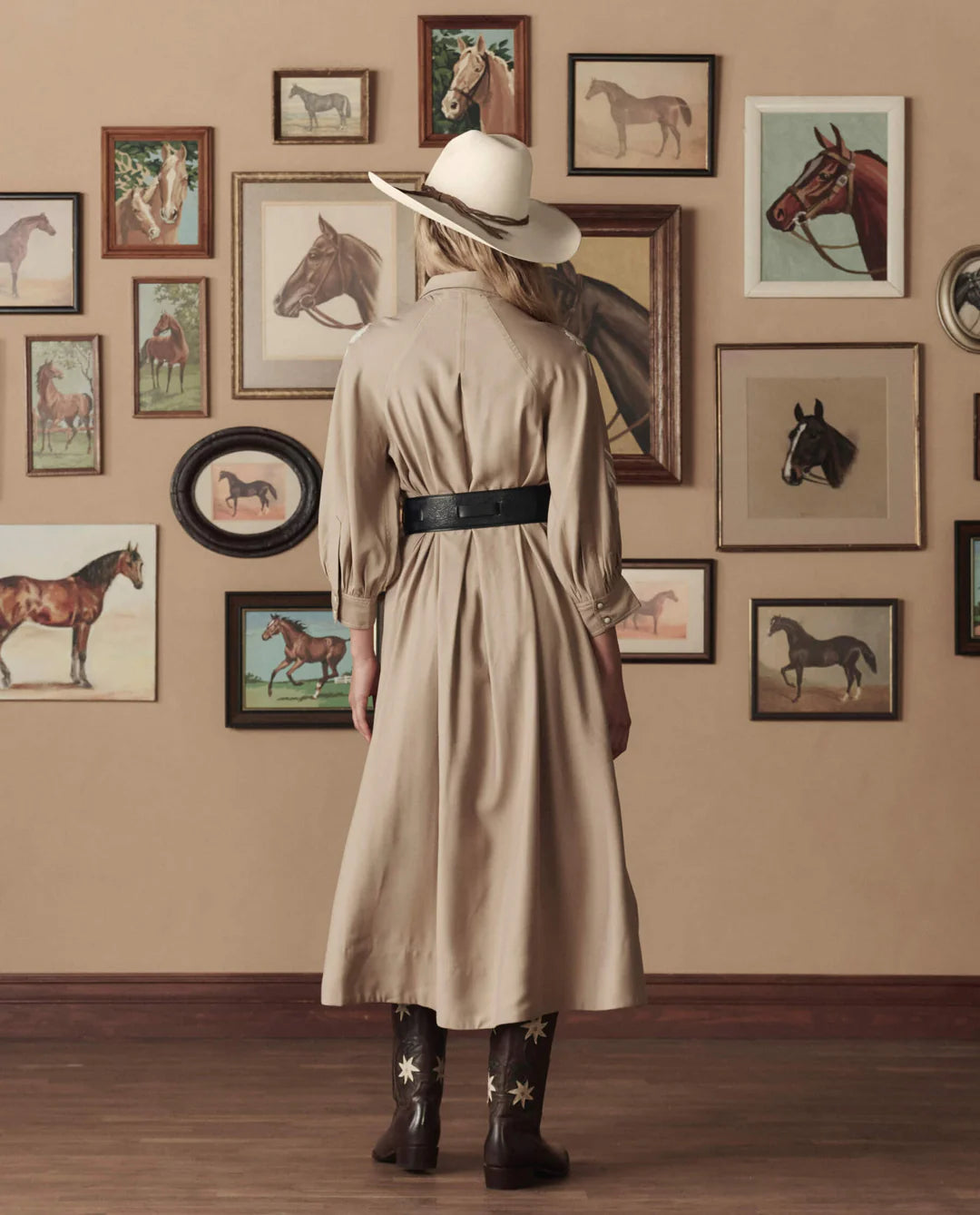 The Western Embroidered Herd Dress