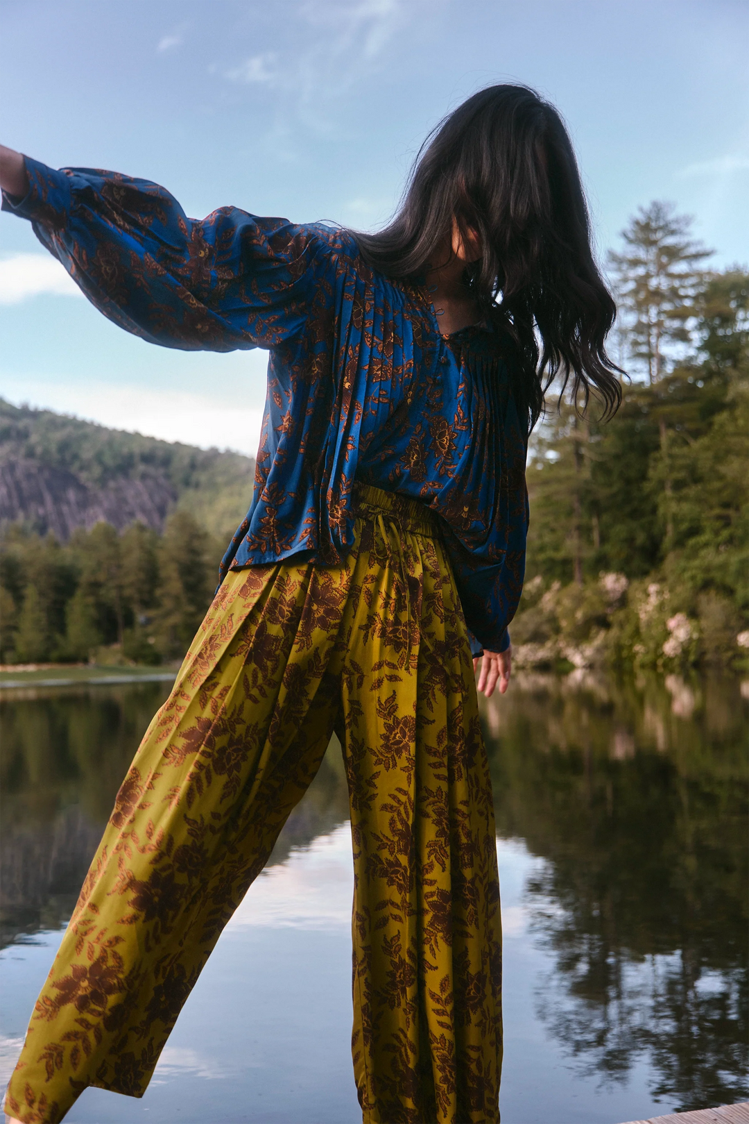 Whisper Pant | Wild Vine Lime
