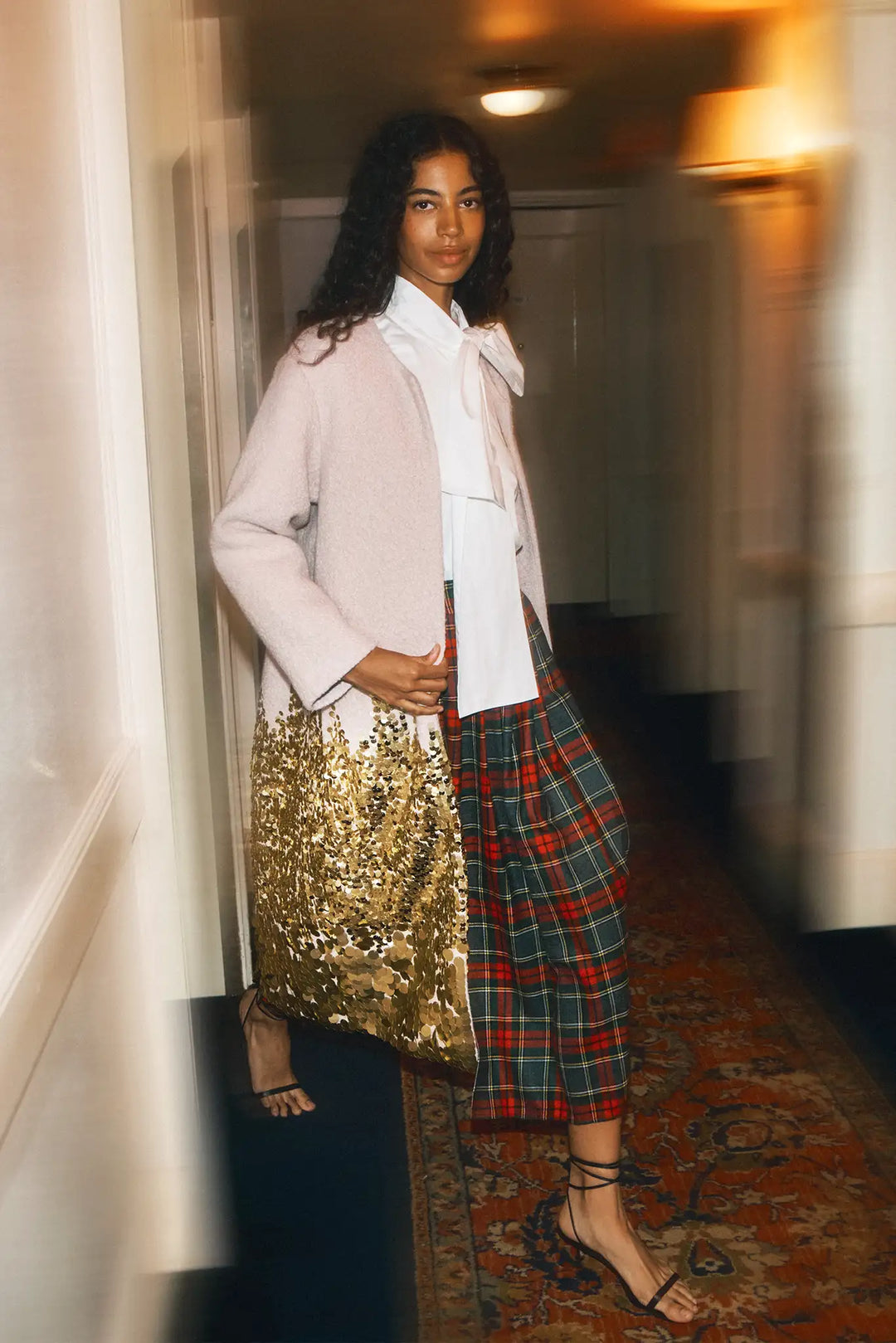 Tinsley Coat | City Lights Gold