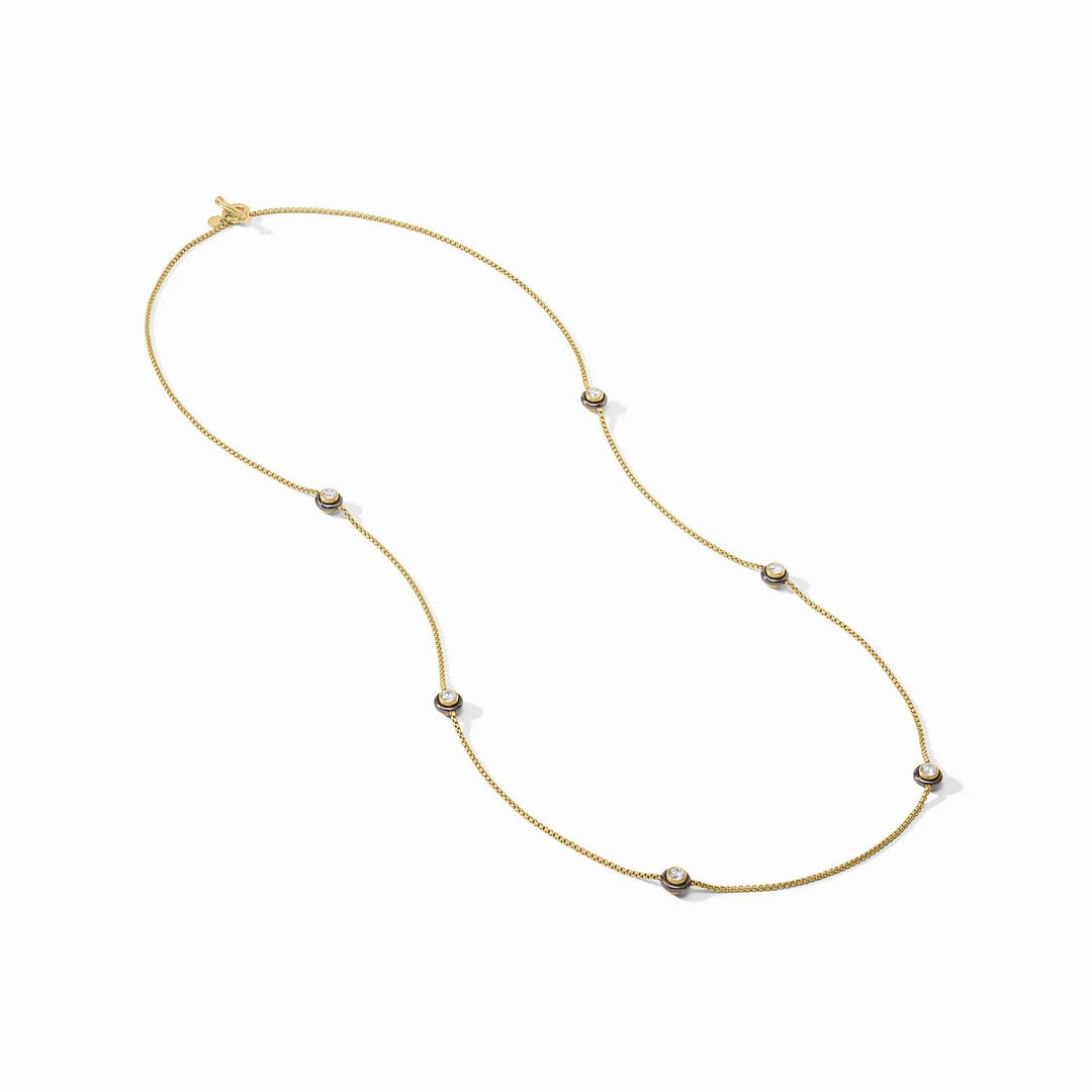 Tribeca Station Necklace | Cubic Zirconia