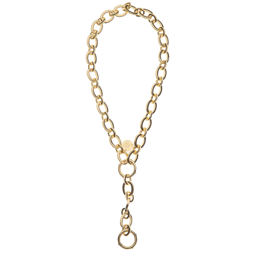 Lariat Multi-Style Chunky Link Chain - Charlotte's Inc