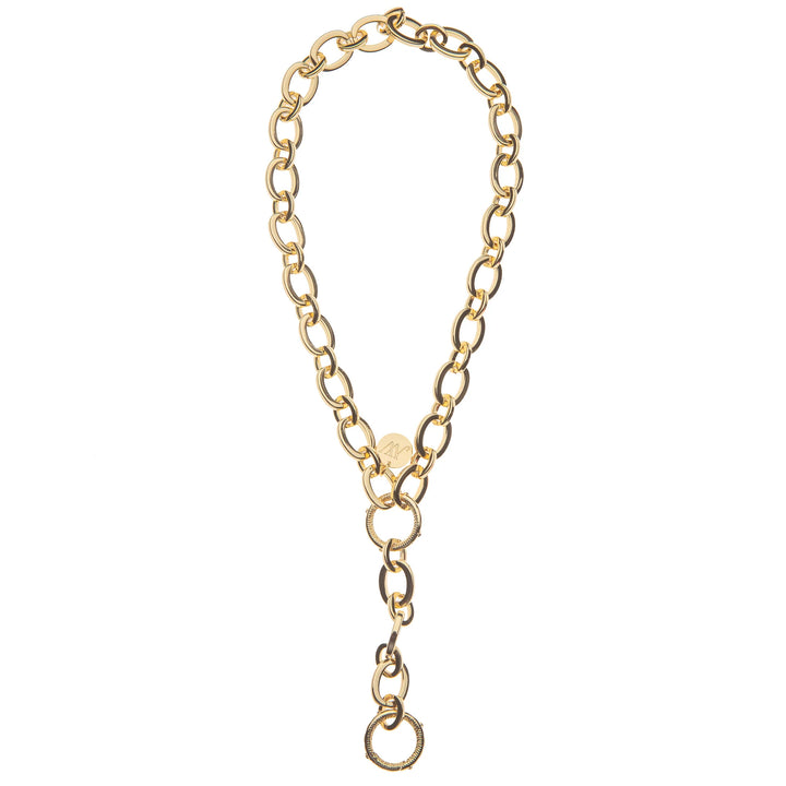 Lariat Multi-Style Chunky Link Chain - Charlotte's Inc