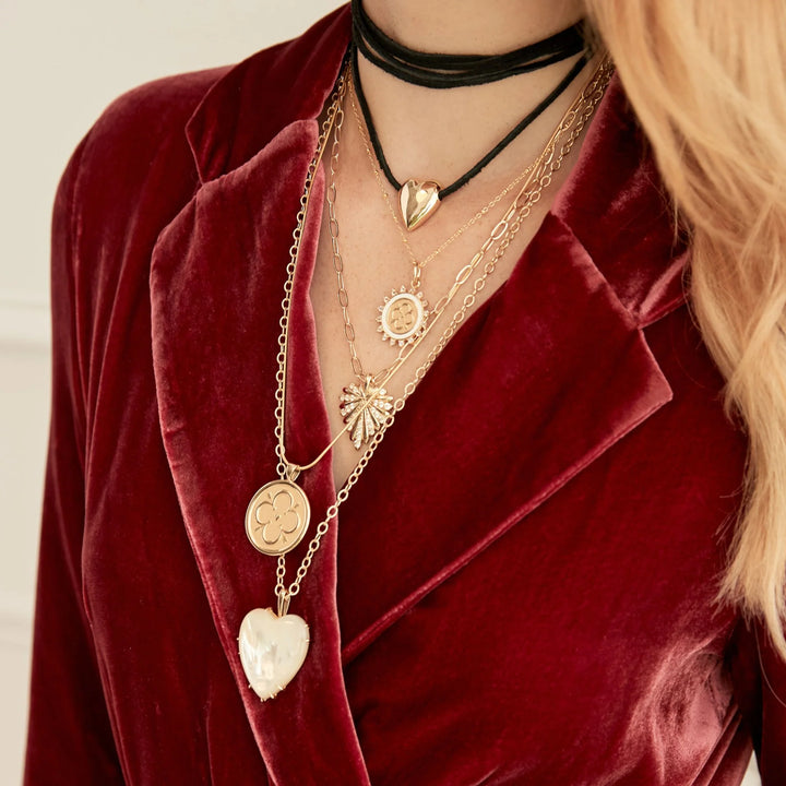 LOVE Original Pendant on 18" Drawn Link Chain - Charlotte's Inc