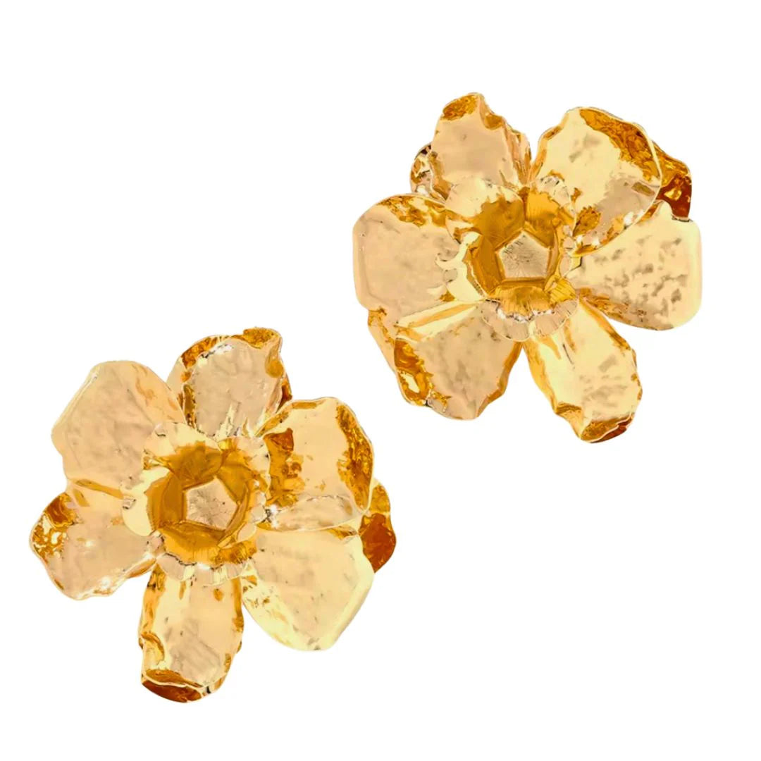 Gold Blossom Earrings