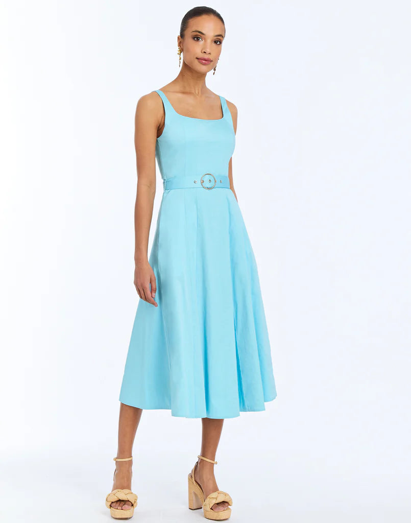 Yvette Midi Dress | Blue Floral