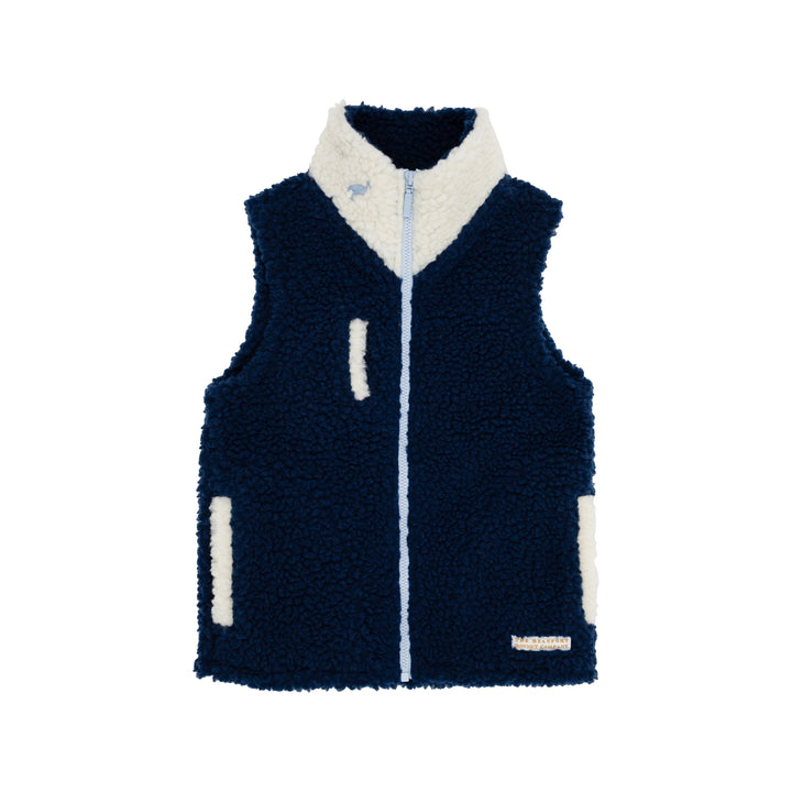 Van Camp Vest | Nantucket Navy Sherpa