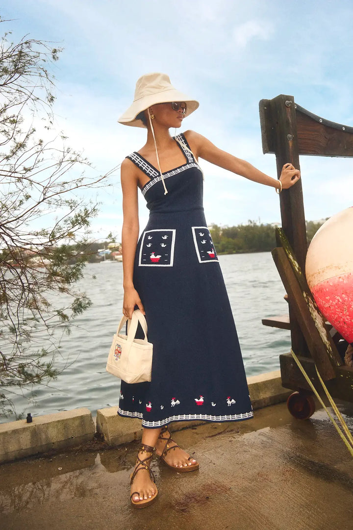Vaughn Dress | Deep Sea