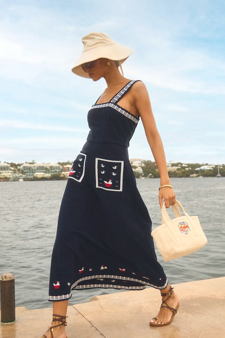 Vaughn Dress | Deep Sea