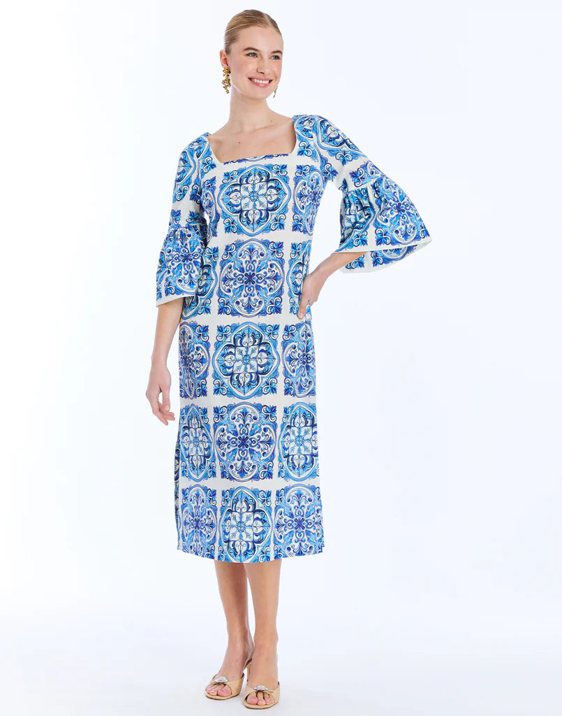 Vivienne Maxi Dress | Azulejo Blue