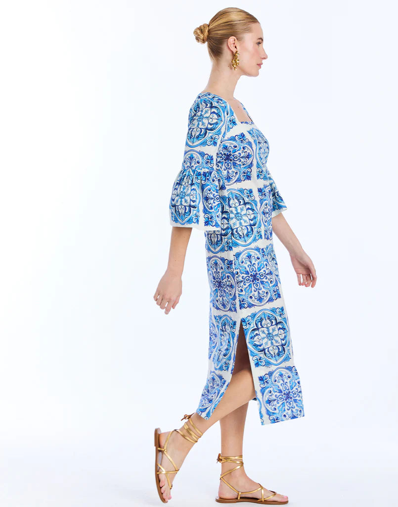 Vivienne Maxi Dress | Azulejo Blue