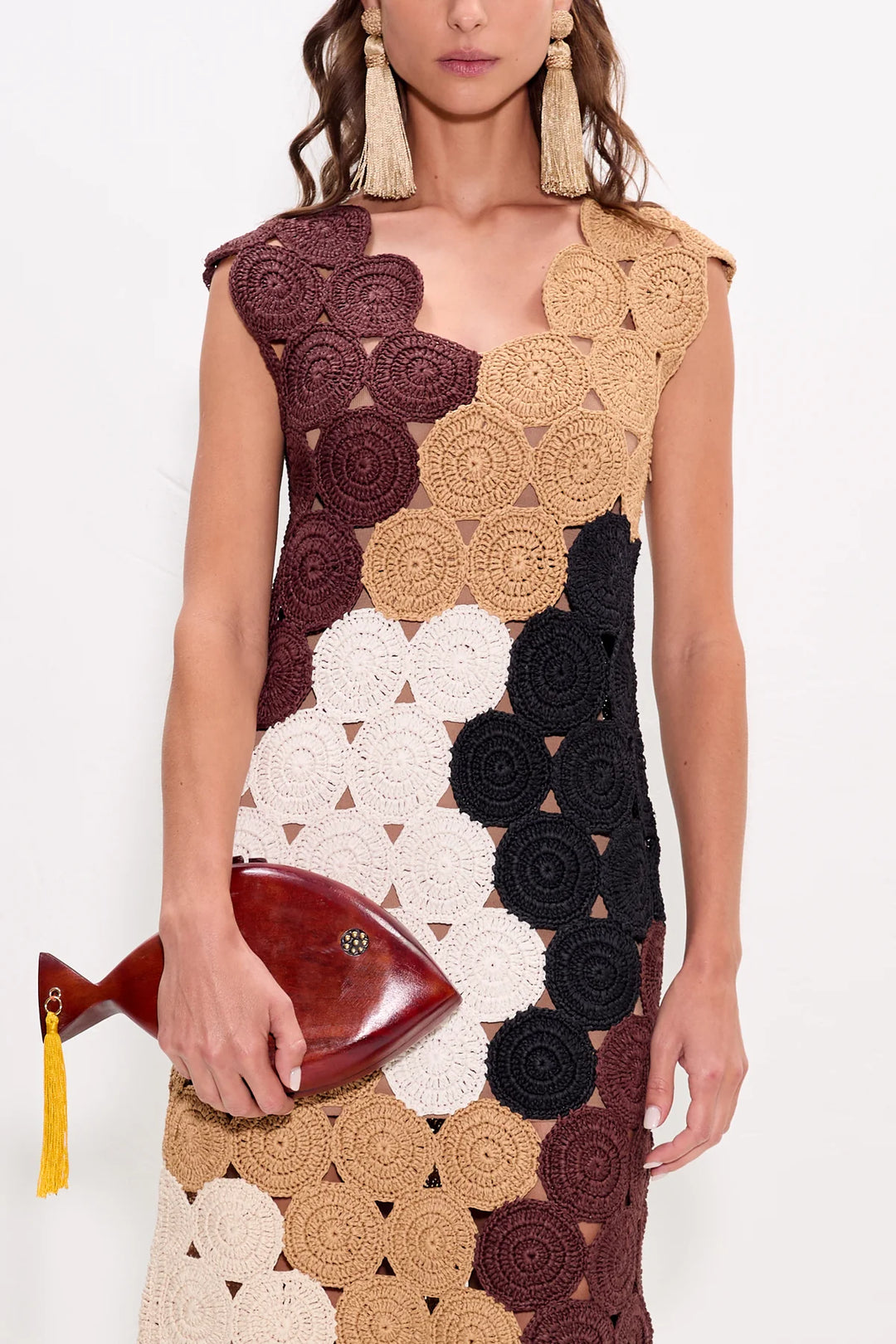 Muro Crochet Dress | Earth Tone Combo