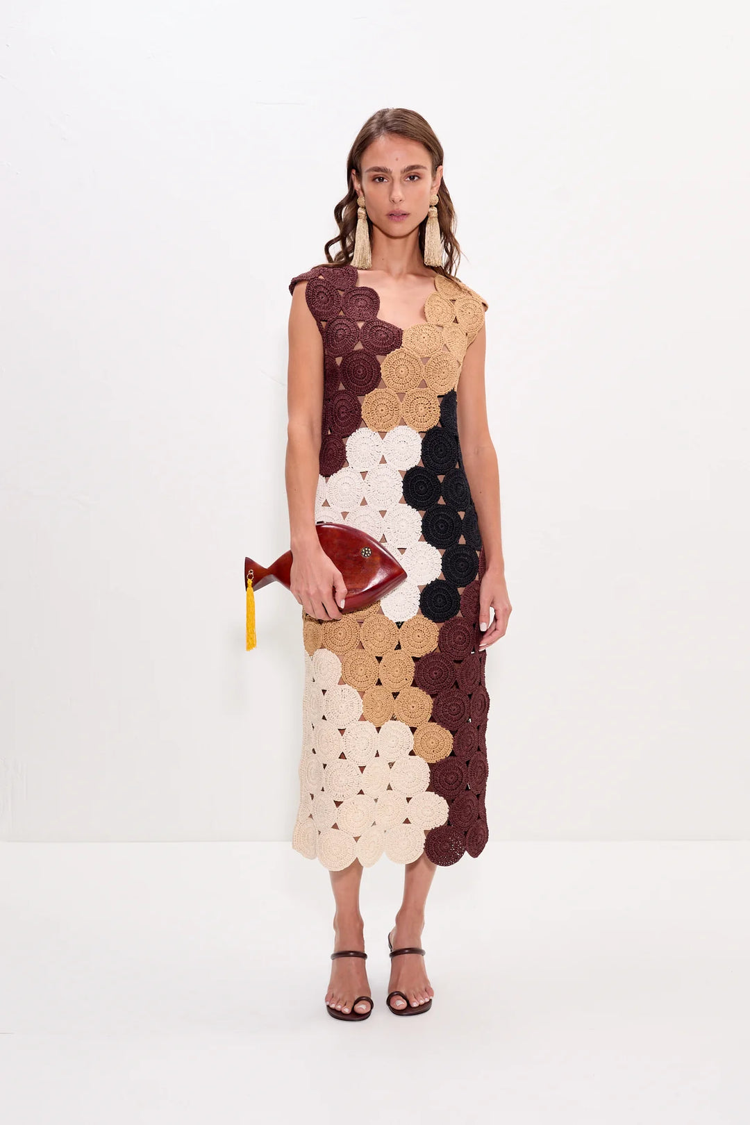 Muro Crochet Dress | Earth Tone Combo