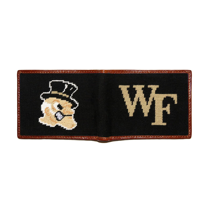 Wake Forest Needlepoint Bi-Fold Wallet