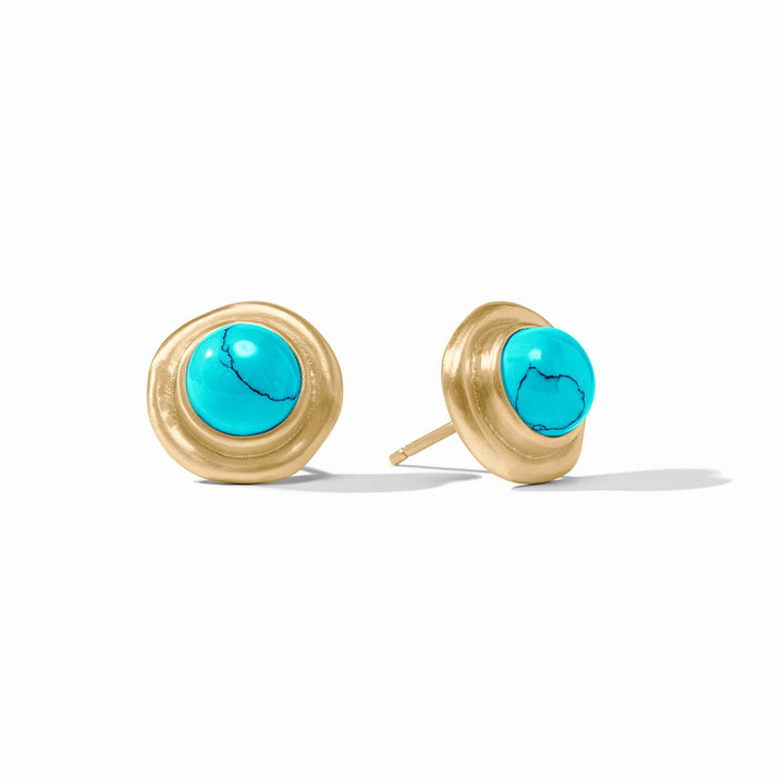 Wave Stone Stud