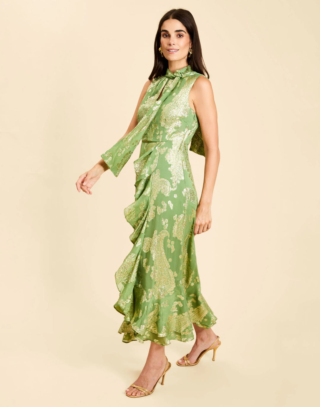 Waverly Midi Dress | Evergreen