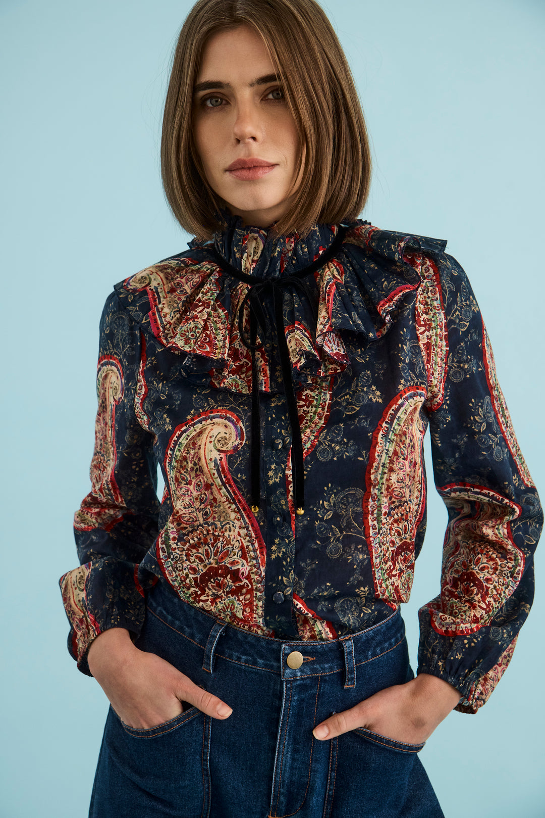 Eloise Top | Twilight Paisley
