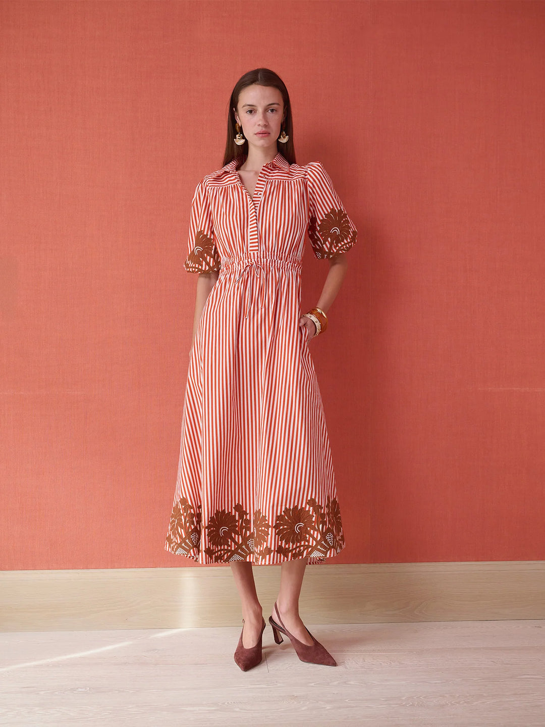 Banyan Puff Sleeve | Terracotta