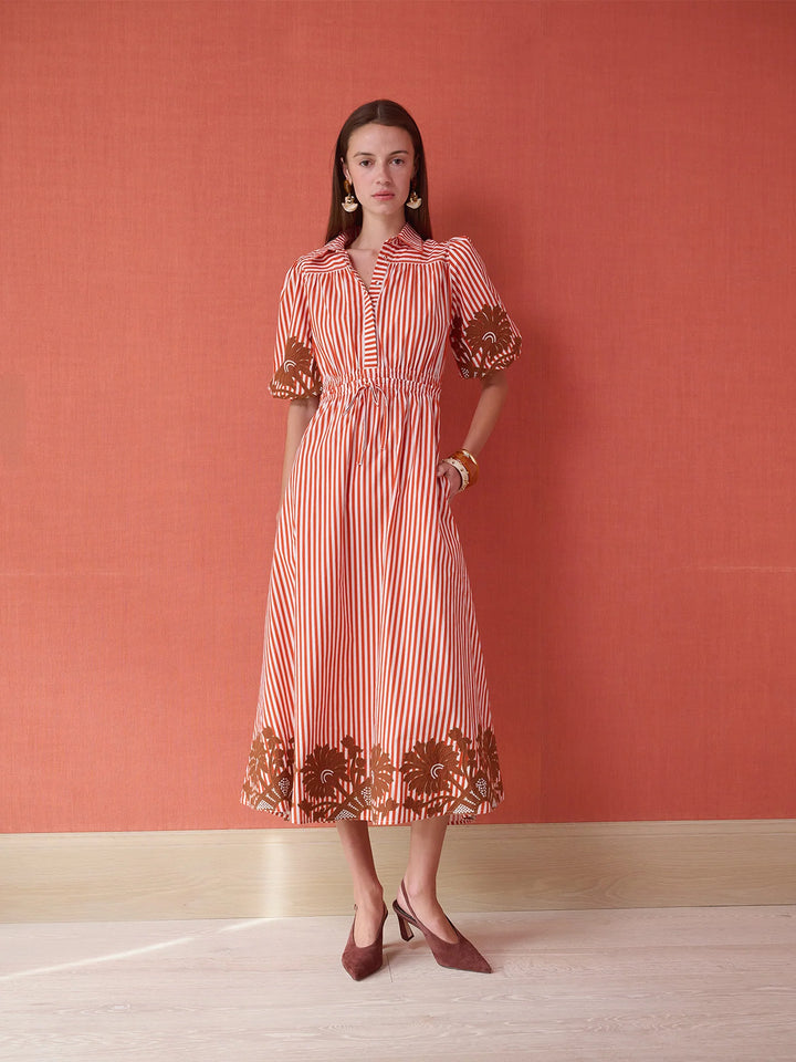 Banyan Puff Sleeve | Terracotta