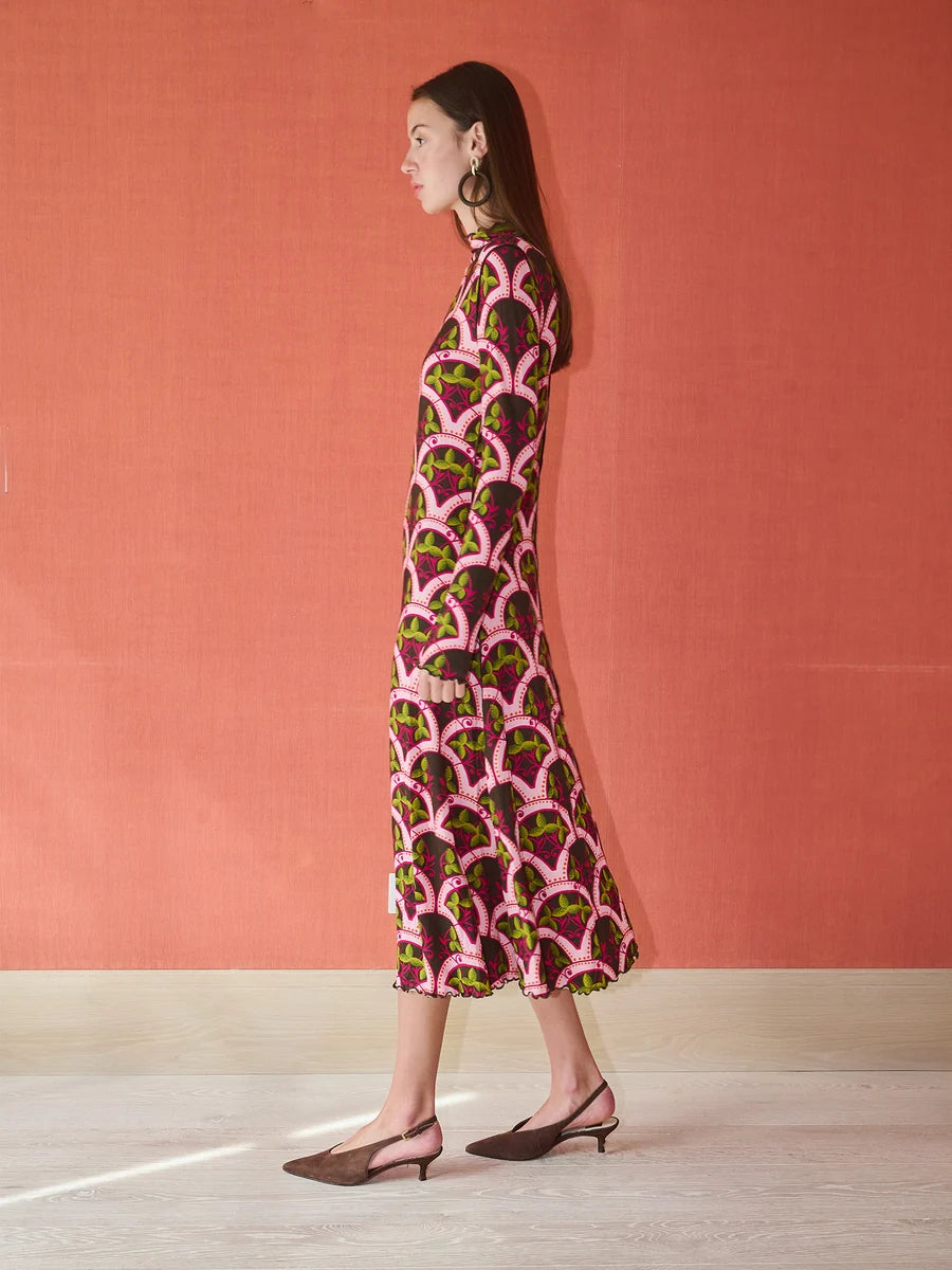 Millie Mock Neck Dress | Berry Vine