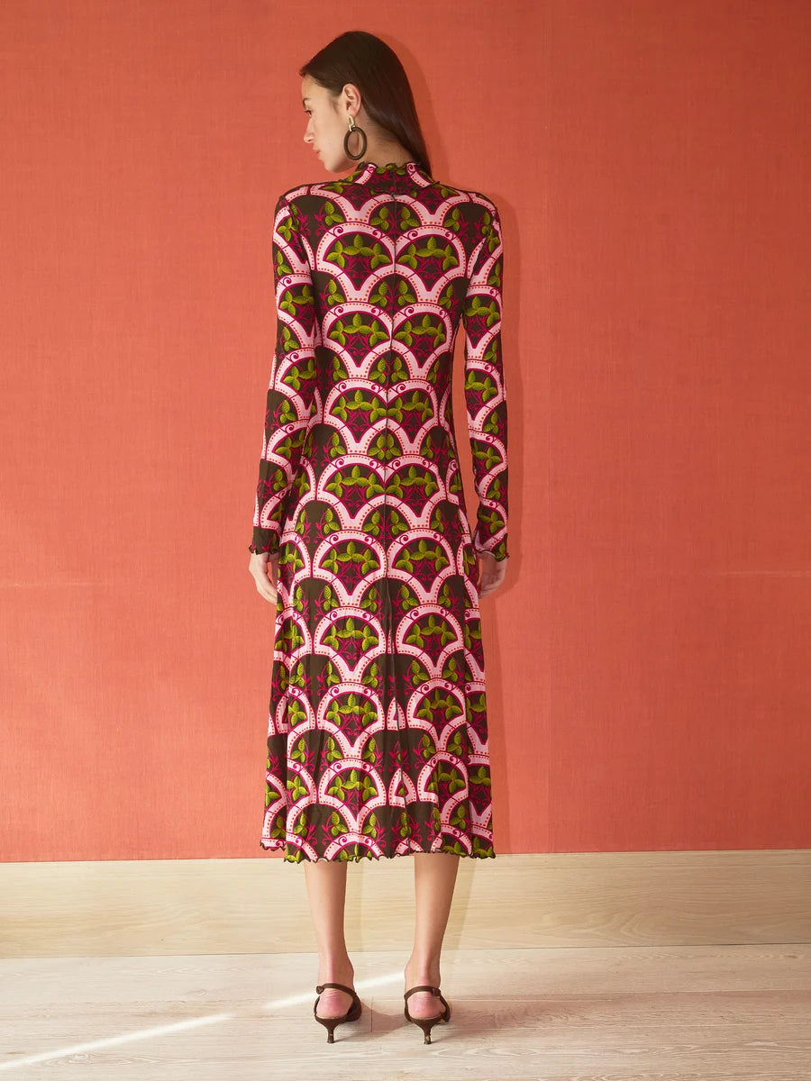 Millie Mock Neck Dress | Berry Vine