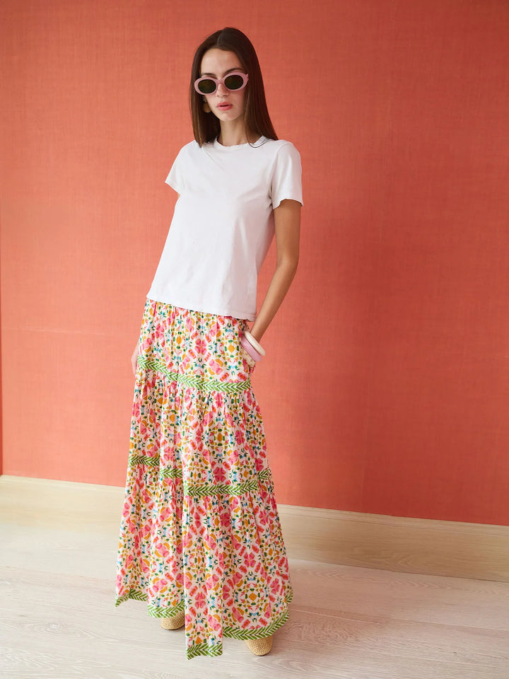 Tiered Maxi Skirt | Wild Bloom