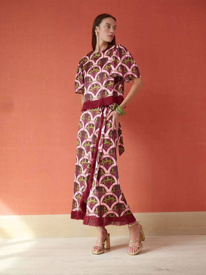 Cooper Wrap Skirt | Berry Vine