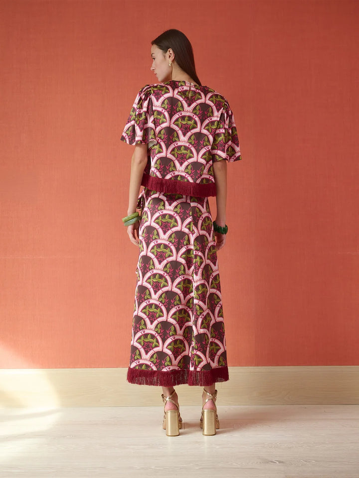 Cooper Wrap Skirt | Berry Vine