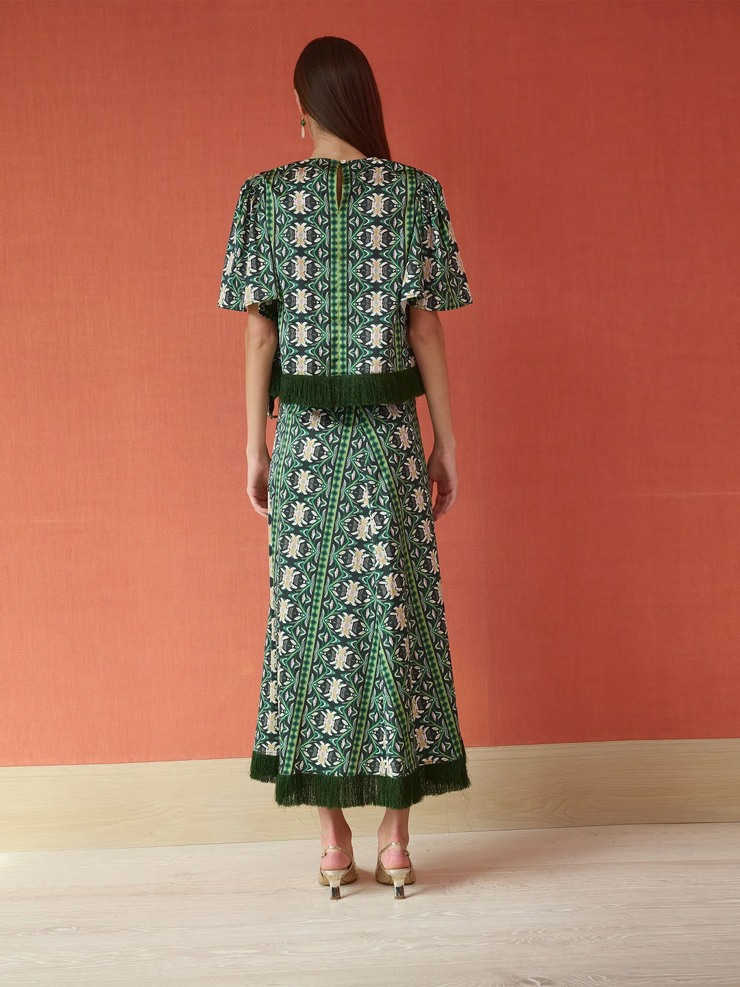 Cooper Wrap Skirt | Garland Green