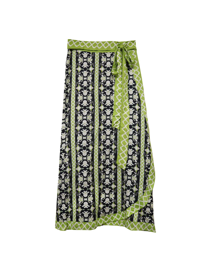 Cooper Wrap Skirt | Fleur de Lune Black