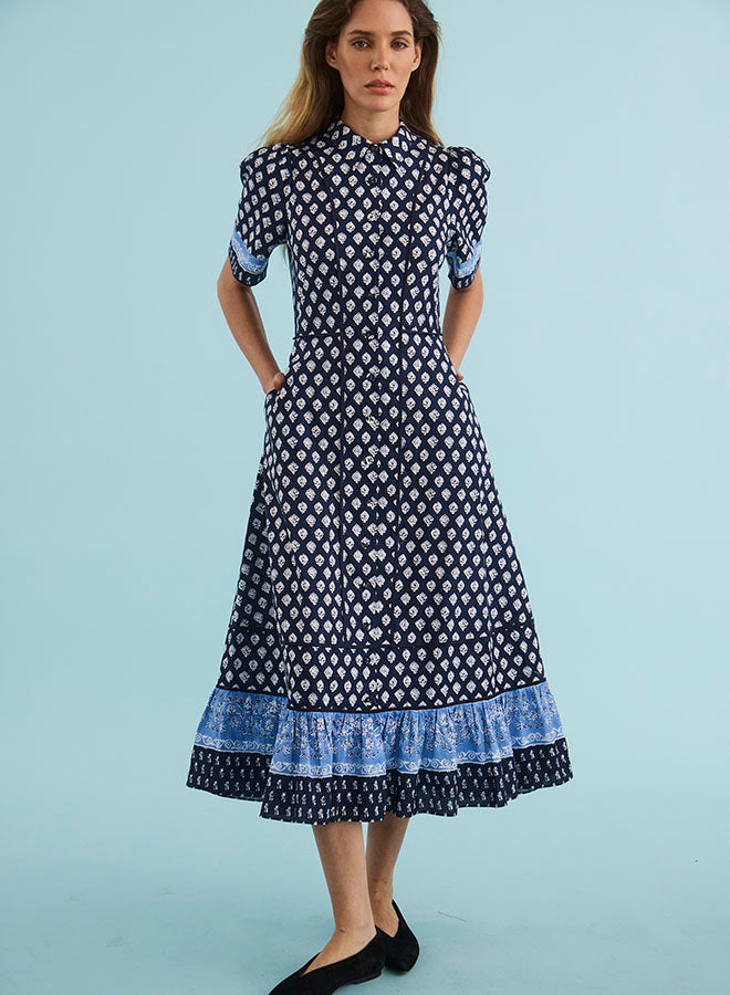 Greta Dress | Thistle & Vine Blue