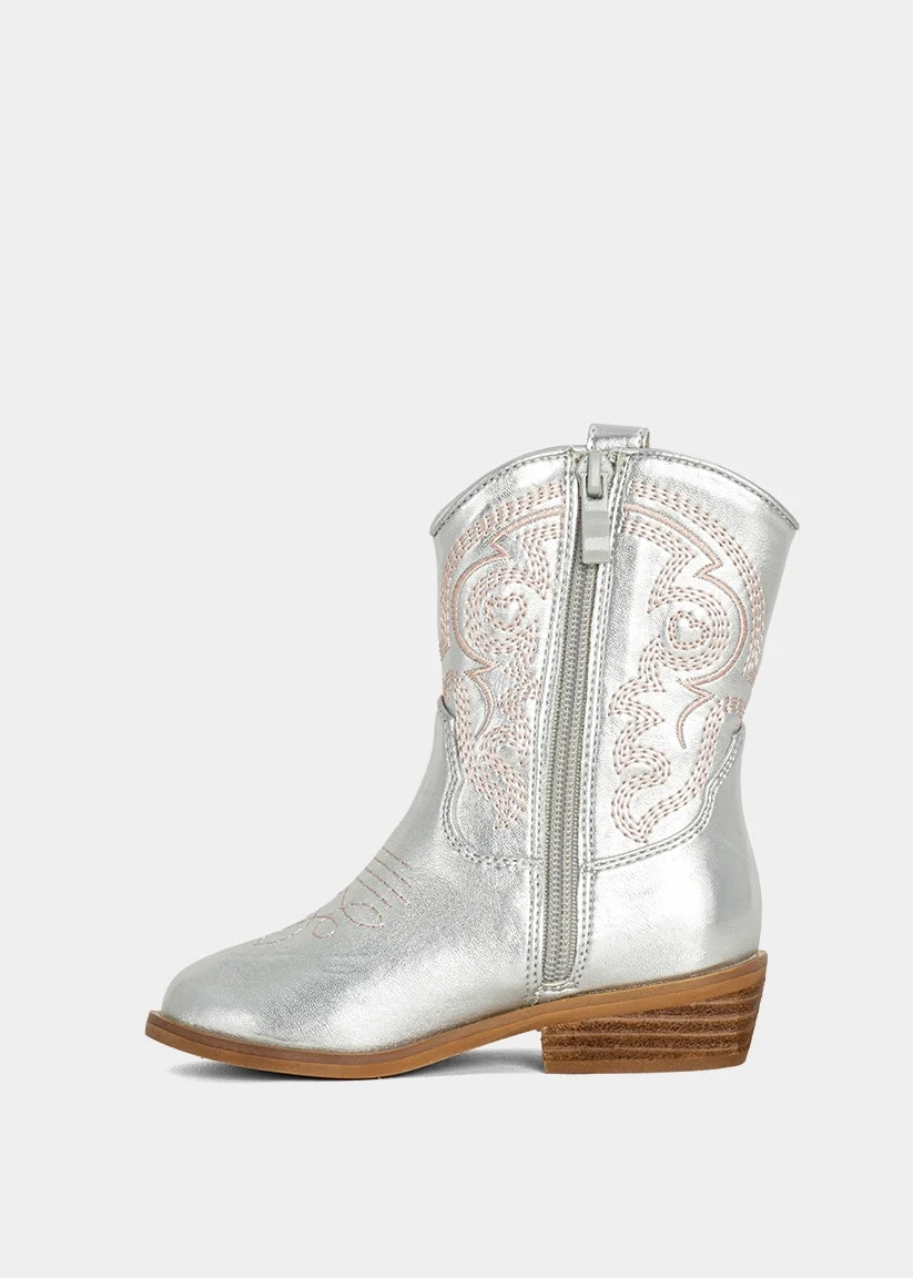 Zita Children's Boots | Silver