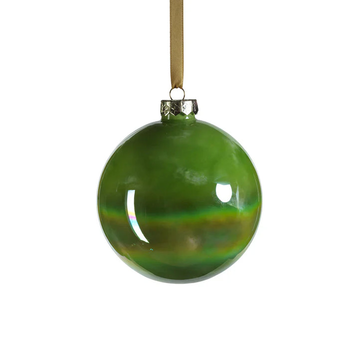 Solid Luster Glass Ball Ornament | +Colors