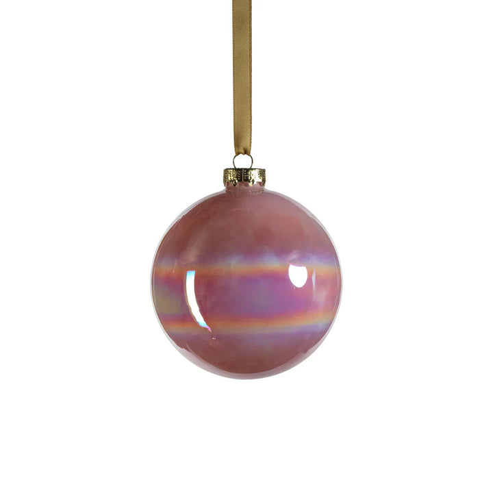 Solid Luster Glass Ball Ornament | +Colors