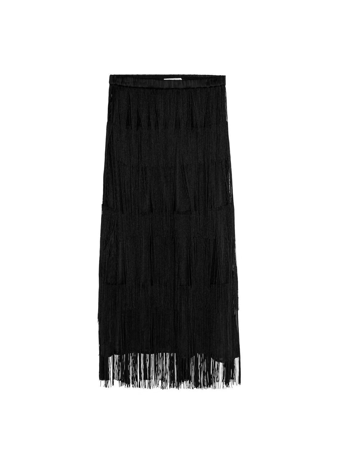 The Fringe Skirt | Black