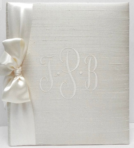 Wedding Keepsake Monogrammed Photo Album