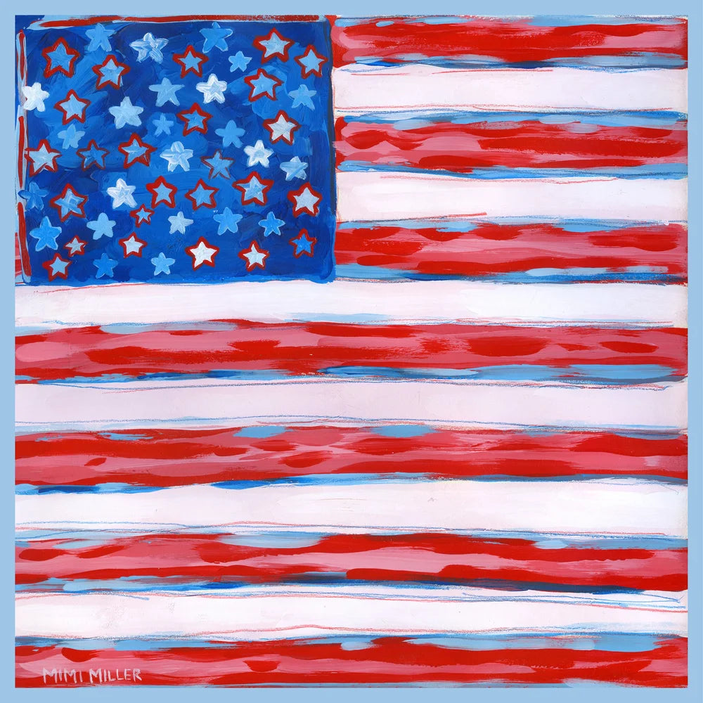 American Flag Scarf