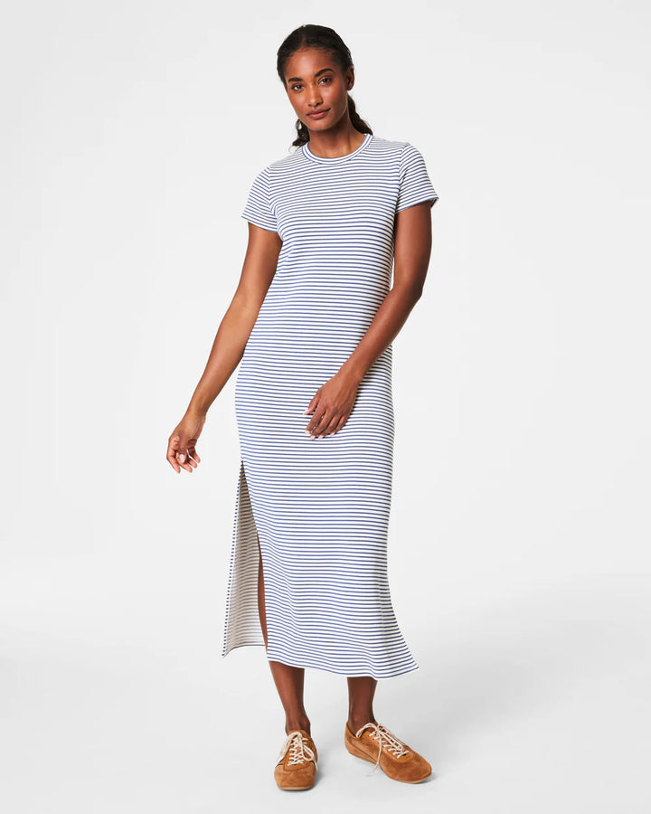 AirEssentials Maxi Dress | Faded Indigo Stripe