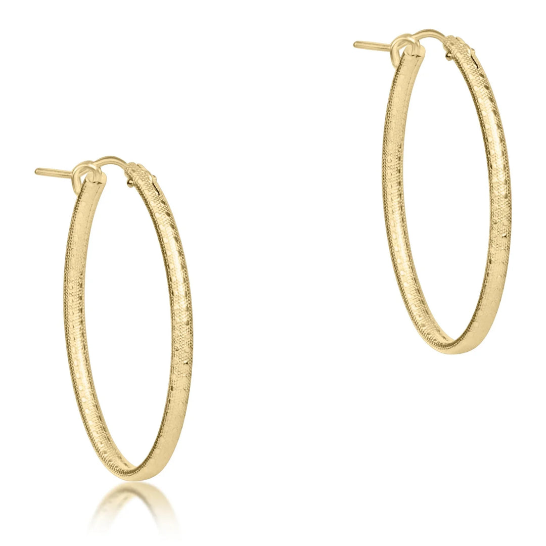 Enewton Oval Gold Hoop | +Sizes