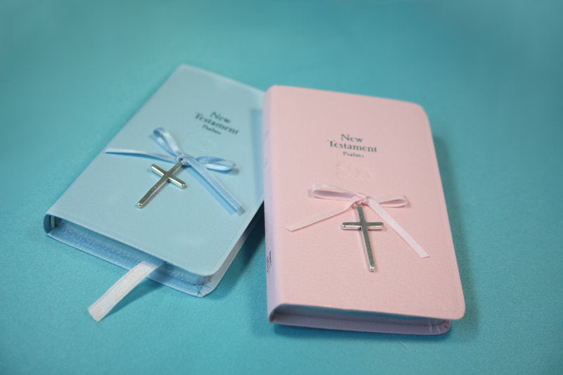 Baby Bible with Sterling Silver Cross | + Colors