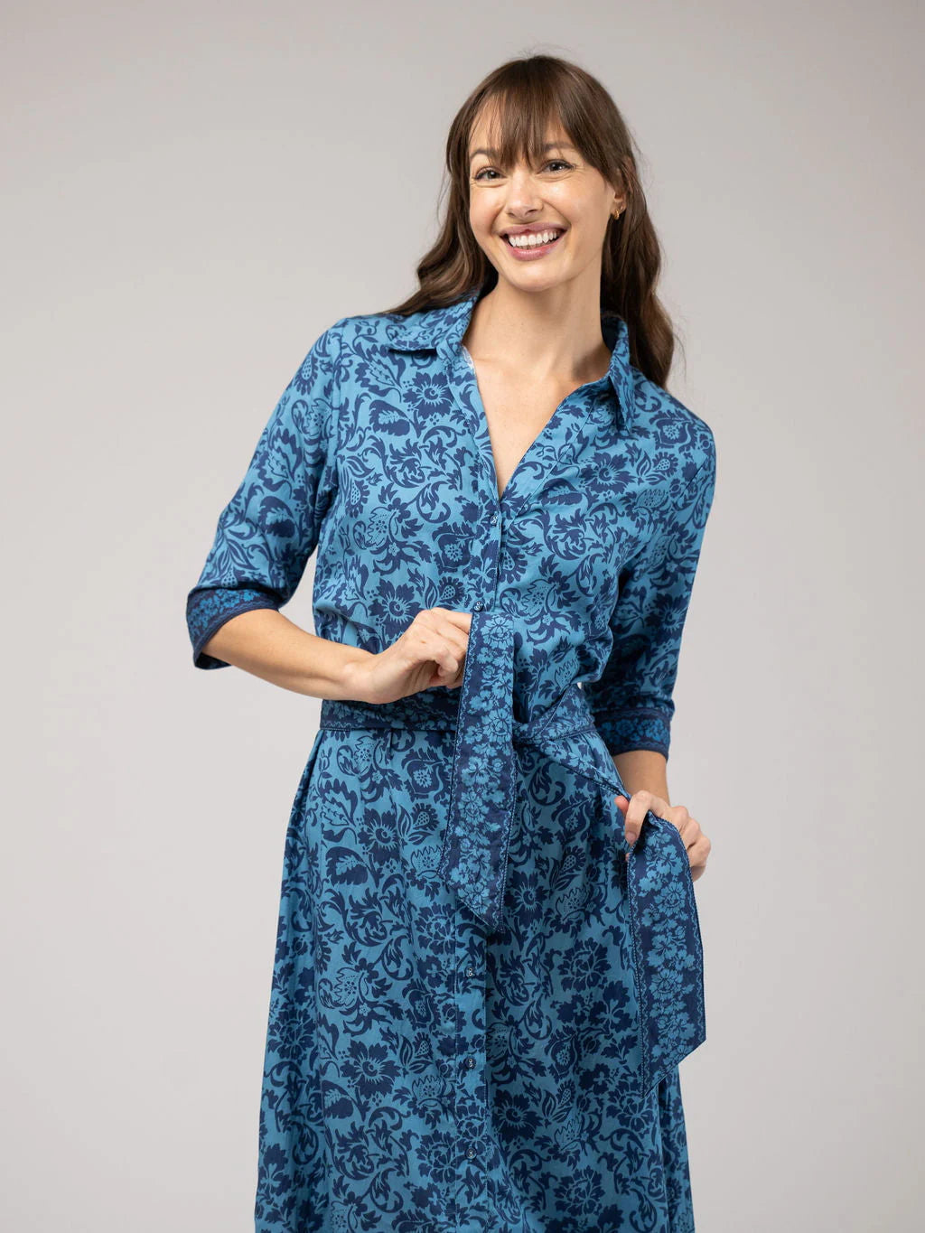 Eloise Dress | Flore Navy