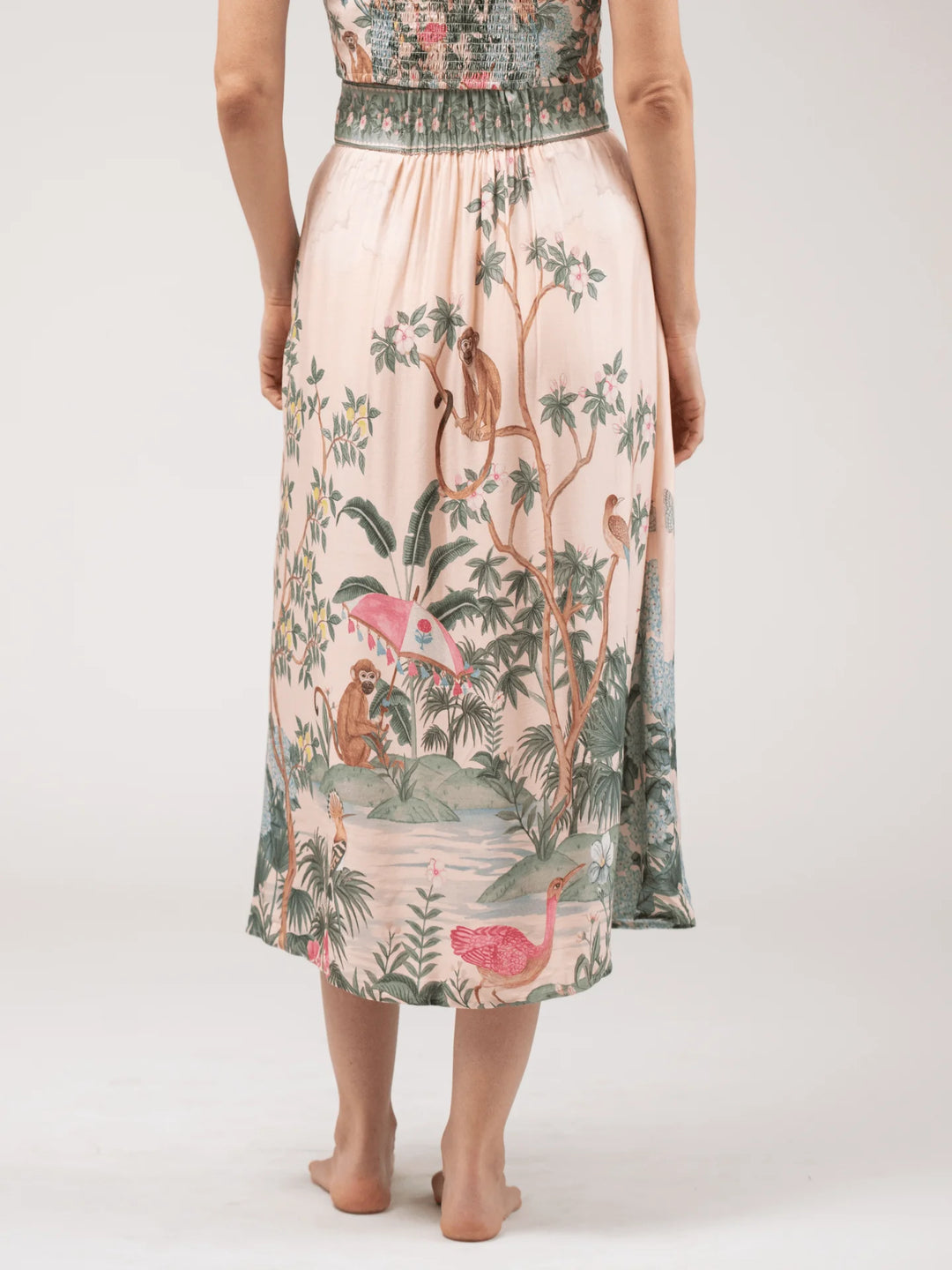 Markey Skirt | Monkey See Pink