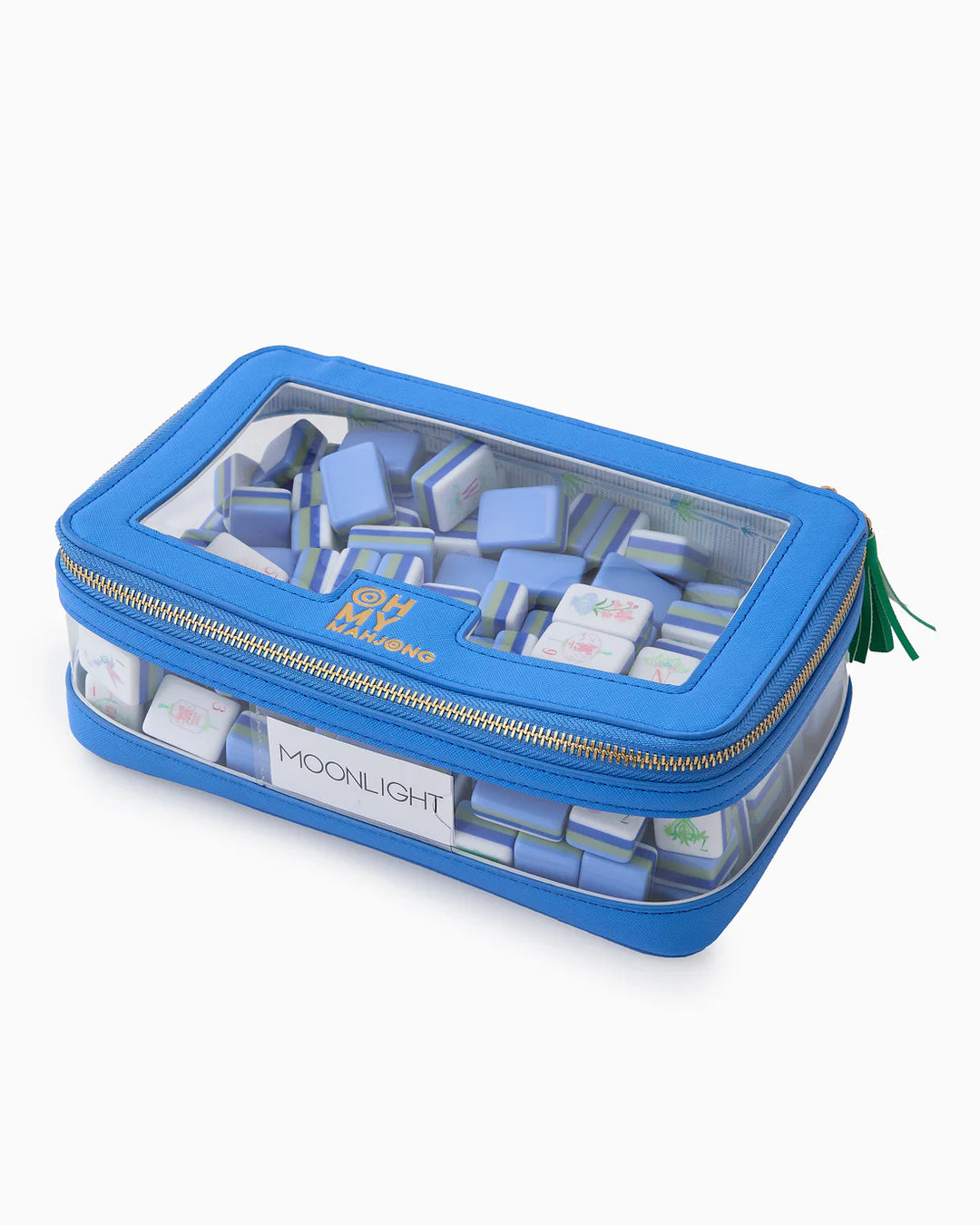 Mahjong Tile Storage Bag | Blue