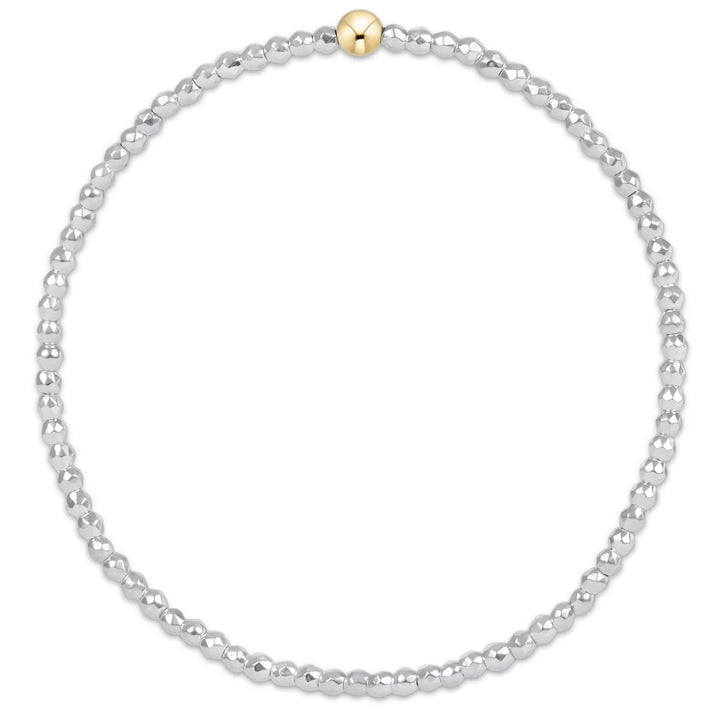 Enewton Faceted Hematite 2mm Bead Bracelet | +Colors