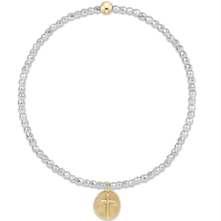 Faceted Hematite 2mm Bead Bracelet With Charms | +Colors