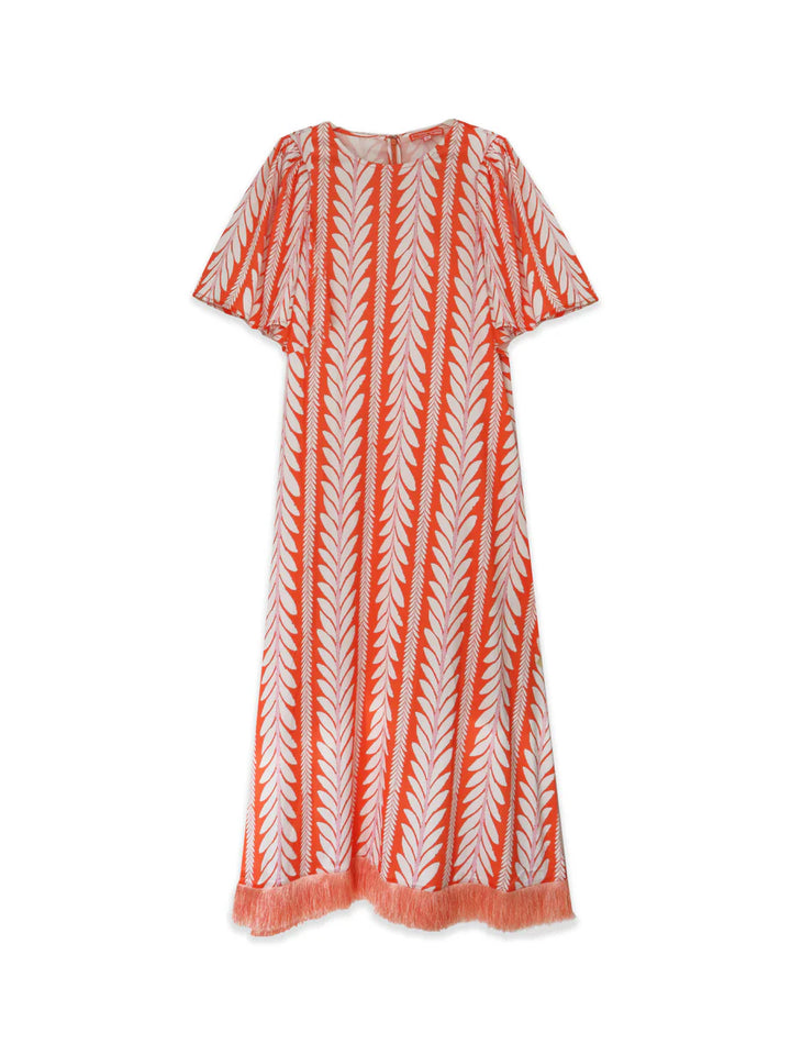 Georgia Dress | Frond Orange