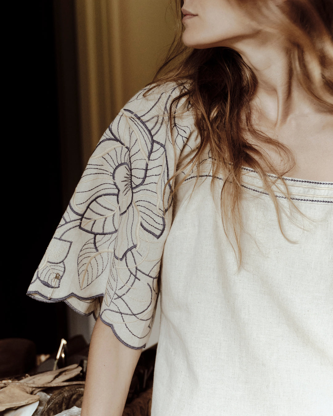 Bryn Top | Natural Linen