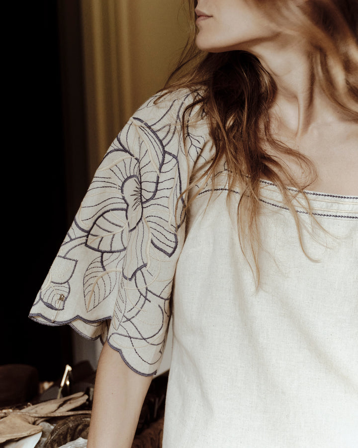 Bryn Top | Natural Linen