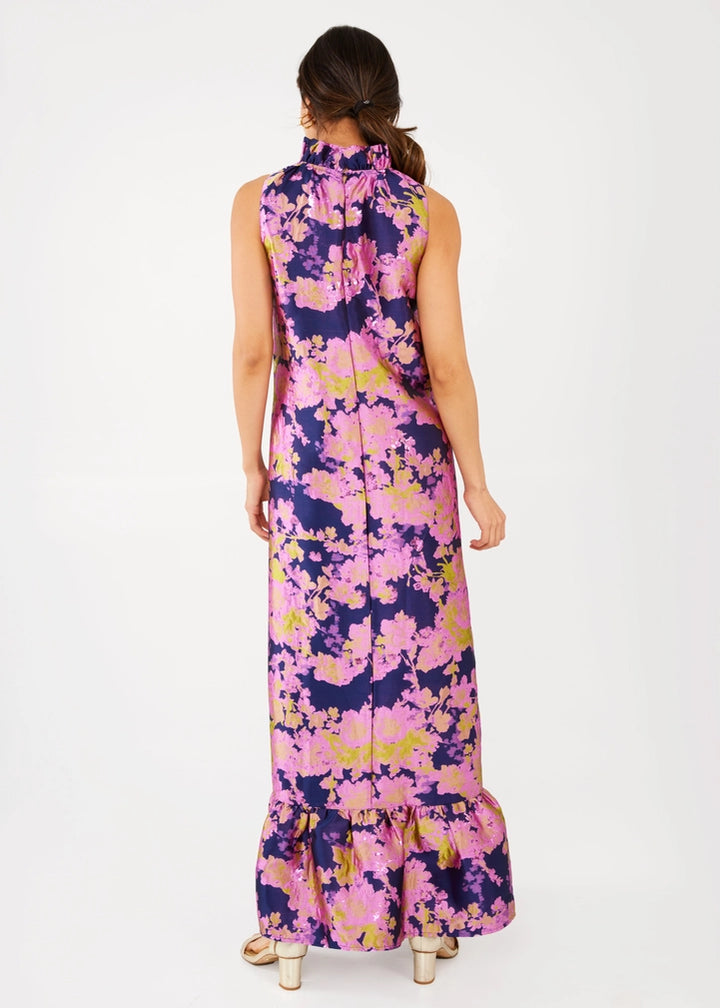Camille Gown | Navy Abstract