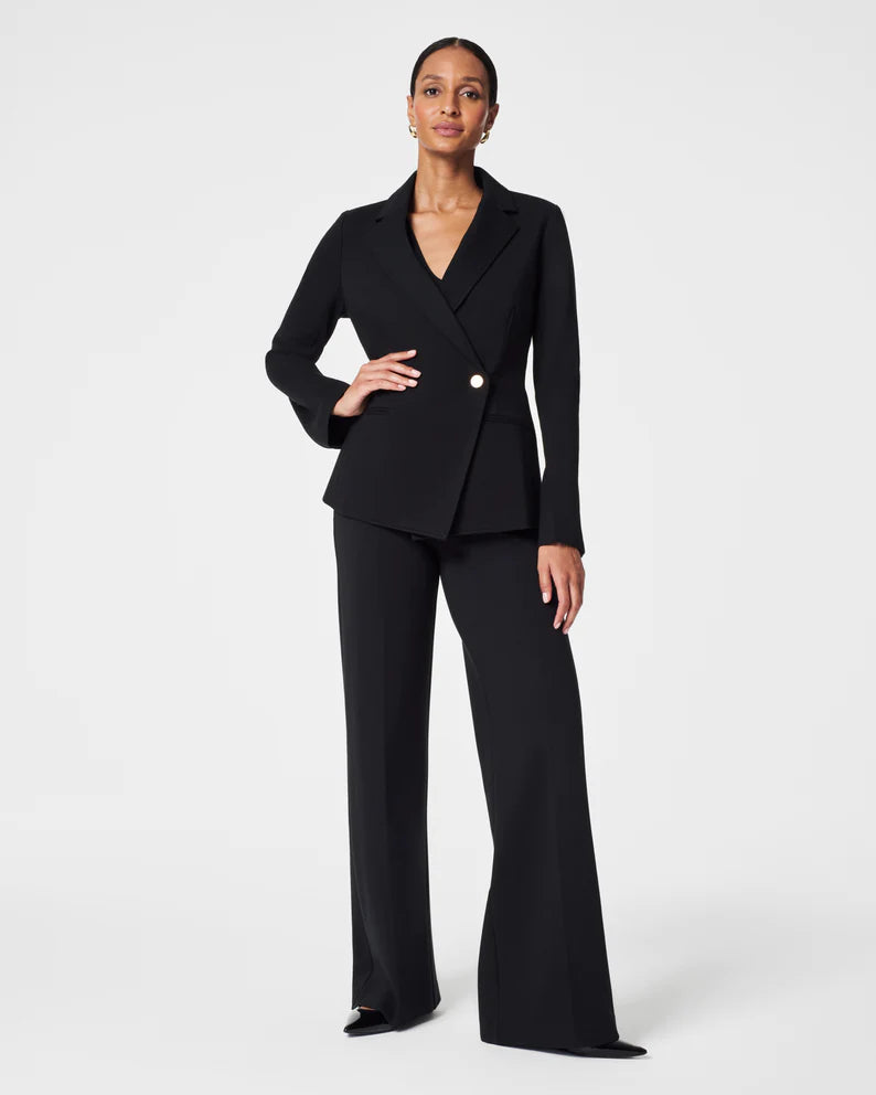 Spanx Perfect Asymmetrical Tailored Blazer | Black